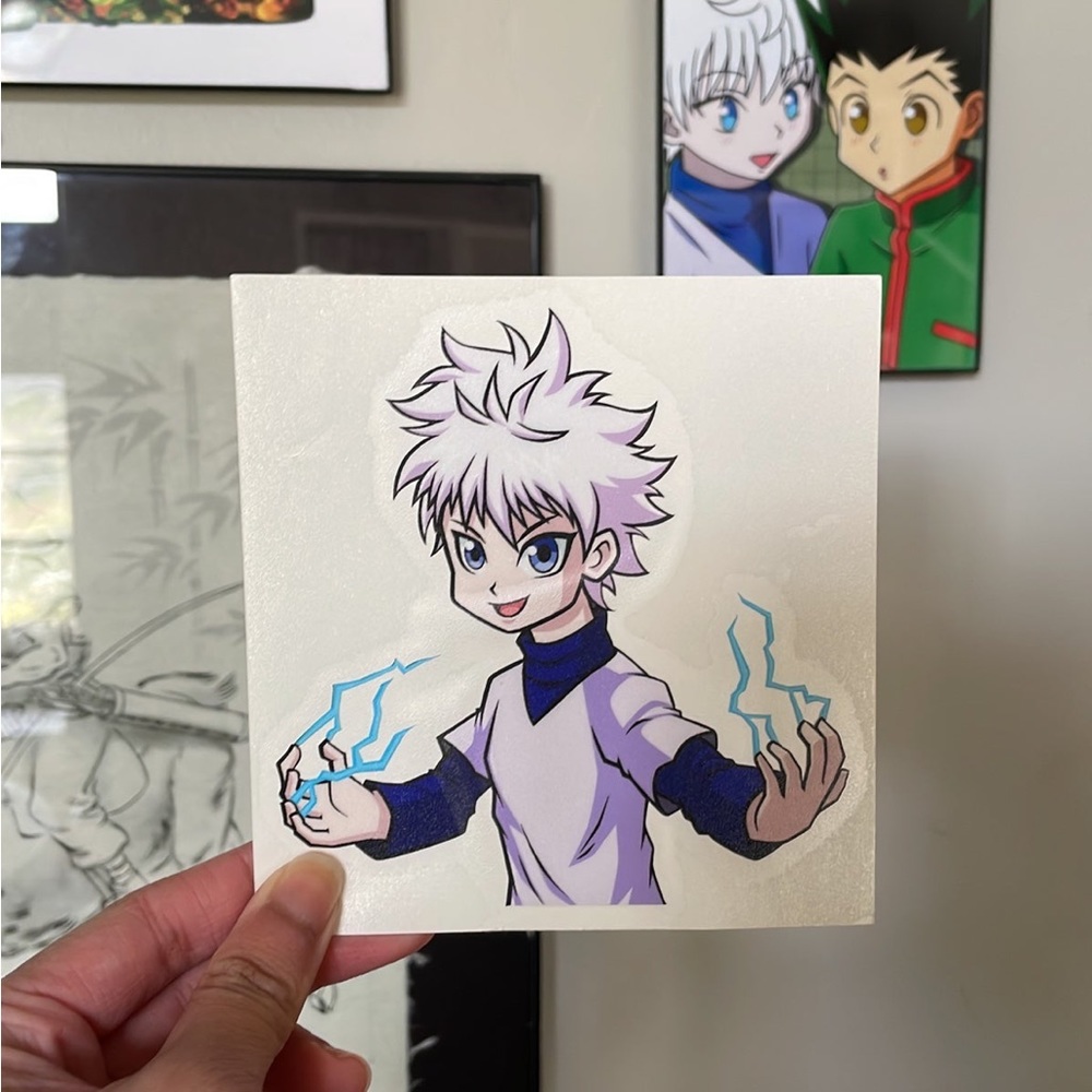 Killua Hunter x Hunter vinyl matte sticker